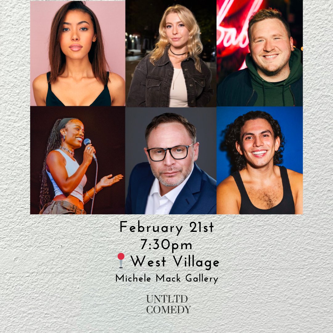 untitled_comedy's tweet photo. TONIGHT! Doors open at 7 👏🙌 Sick line up 👏 @siennahubertros @BrendanSagalow @derekdescher @lrndvs , Edson Montenegro and Rebecca Reingold!!
👉https://t.co/cFAEpkrpfj https://t.co/Je0aB8dgvS