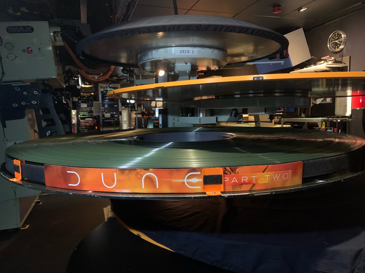 The IMAX 70mm print of Dune: Part Two has arrived 🎞️ There is just over a week to go until the first screening at BFI IMAX - have you got your tickets yet?