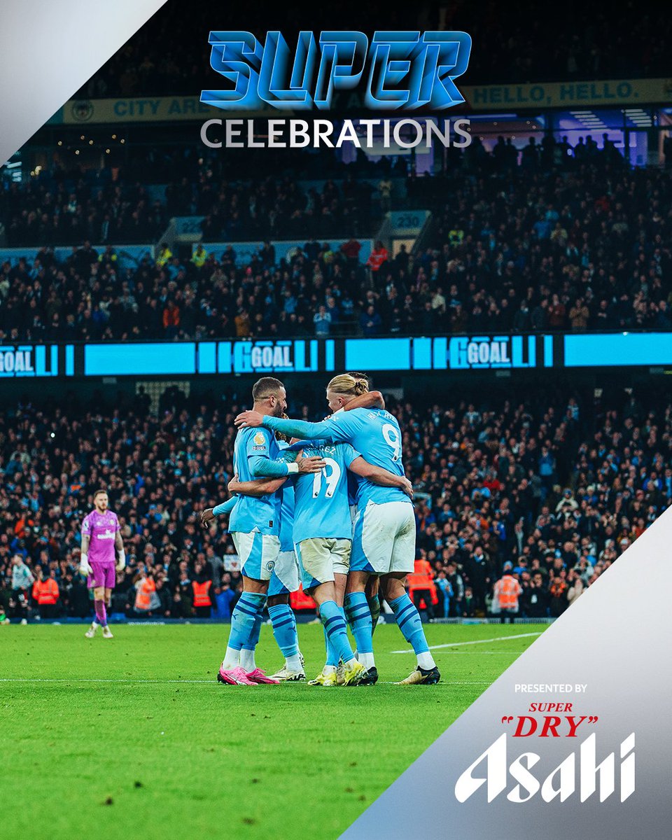 ManCity's tweet photo. Together! 🩵

🤝 #AsahiSuperDry https://t.co/JxbjY40rwG