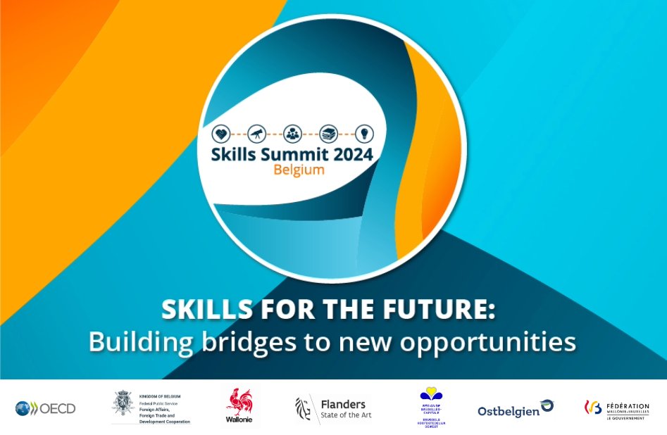 Countries should develop inclusive #skills systems that support the most vulnerable people so that they can adapt to changes in the world of work. Ministers will discuss this & more at the international #SkillsSummit 2024, Belgium. 🔗 bit.ly/SS24BE #OECDCentre4Skills