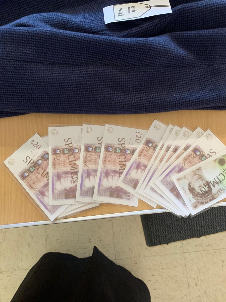 stfcov's tweet image. Today in our Skills for Life course, we learnt about British money and shopping. Tutors Nawal and Julie set up a 'shop' and students had to 'buy' the items. It was so much fun !