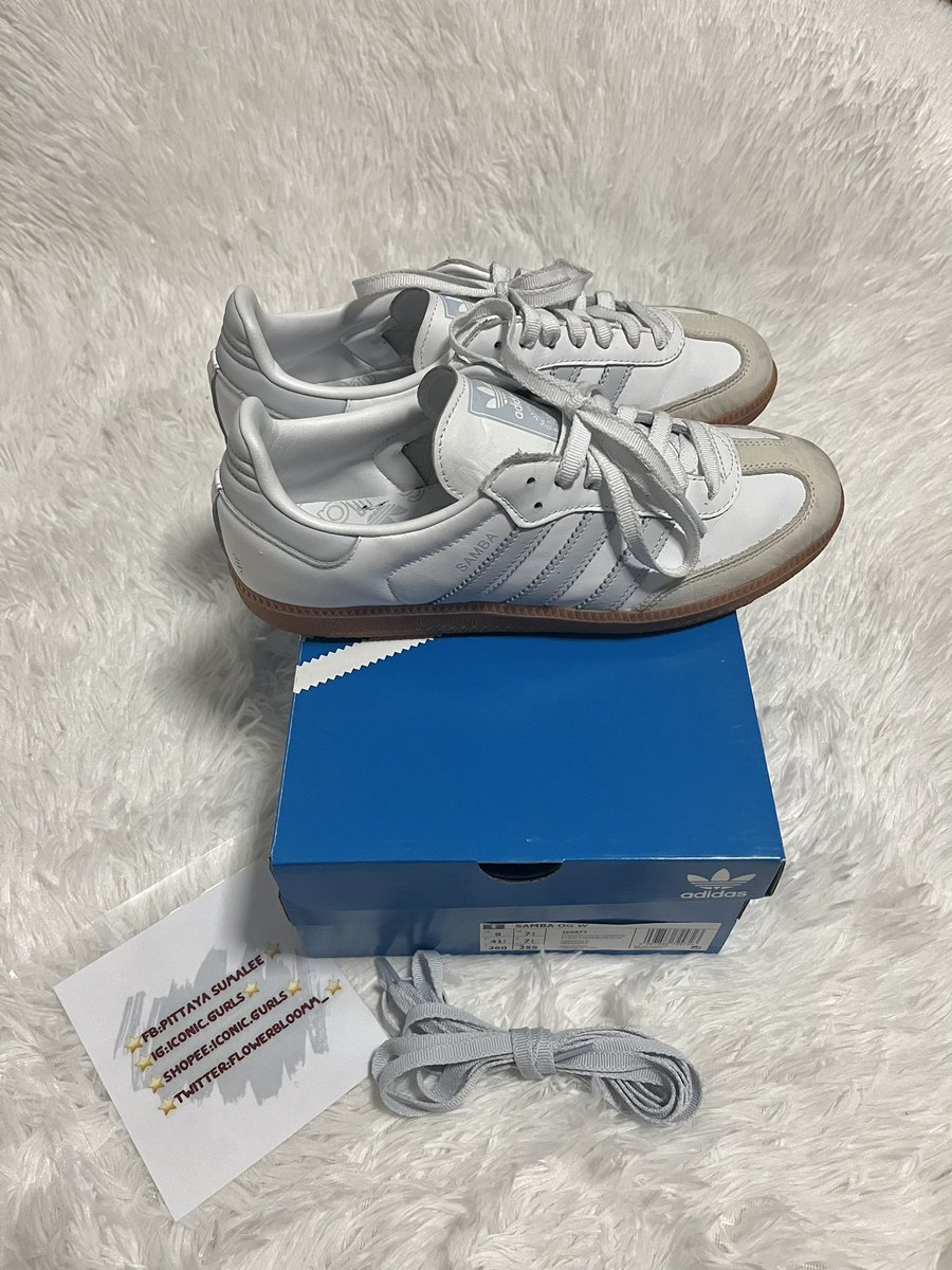 Musuzaka_'s tweet photo. 🤍ส่งต่อ Adidas Samba Og🤍
•Size 7.5uk 41 25.5cm **เหมาะกับเท้า40**
•สภาพ90% *มีรอยสะกิด1จุดรูป4*
•เชือกแถมยังไม่ได้ใช้งาน
•3,500฿รวมส่งหรือนัดรับเซนทรัลเวสเกต
สนใจเดมมารูปวิดีโอพต.ได้นะค้า🫶🏻 https://t.co/74BT4m91kq