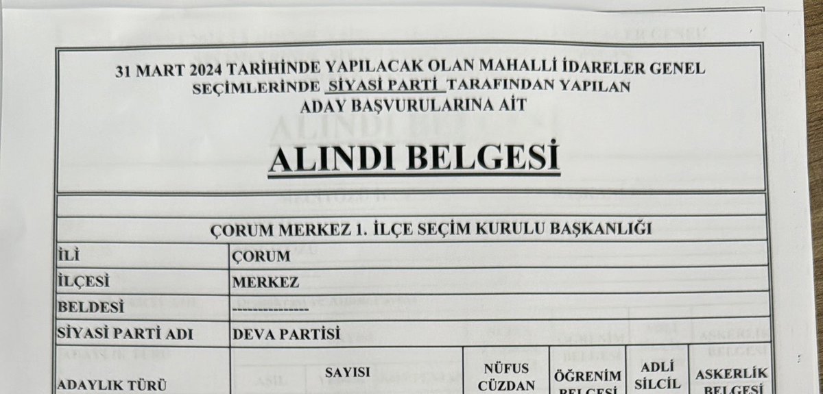 corumadeva's tweet photo. 20 Şubat tarihi ile tüm seçim evraklarımızı, il merkezi ve bütün ilçelerimize teslim etmiş durumdayız. Damla damla Çorum'a DEVA olmaya talibiz. https://t.co/wQWK9wYakg