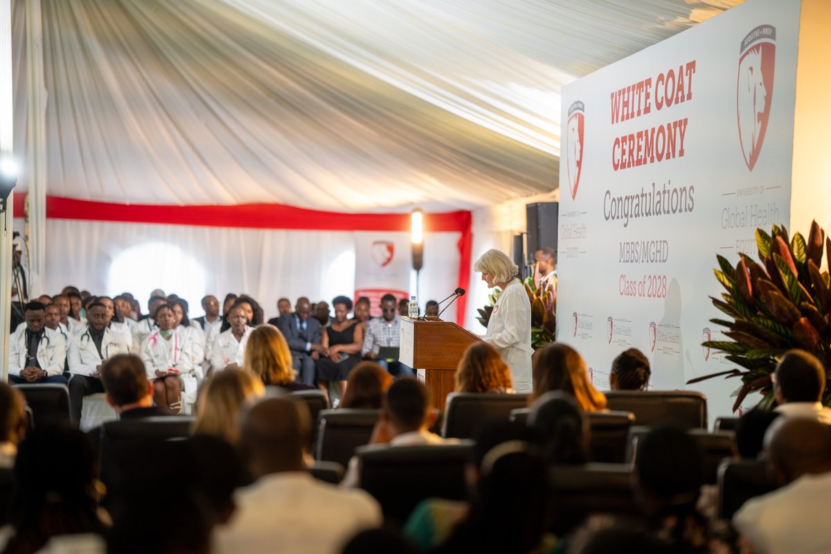 "We are not here today because we are the smartest but because we share a common goal with our late chancellor, Dr. Paul Farmer, to fight the inequities in healthcare. Just like him, my classmates &amp; I are determined to overcome these inequities." - Ada Mola, Class Representative