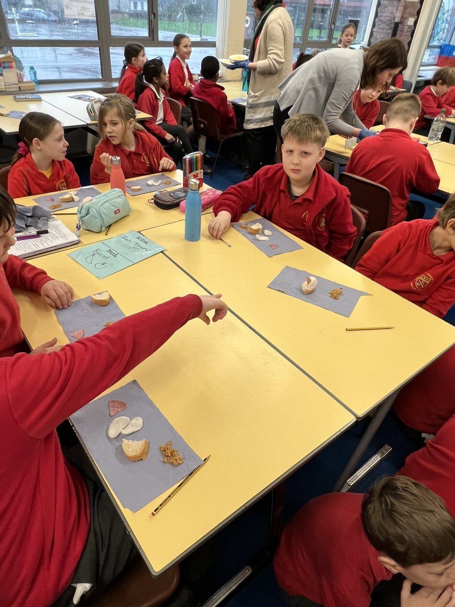 MrShortllandaff's tweet photo. Year 4 have been tasting foods from cities/countries Cardiff is twinned with. An exciting morning on a very wet day! @llandaffcity @GenHallettLCIW https://t.co/qRX6aJsY3y