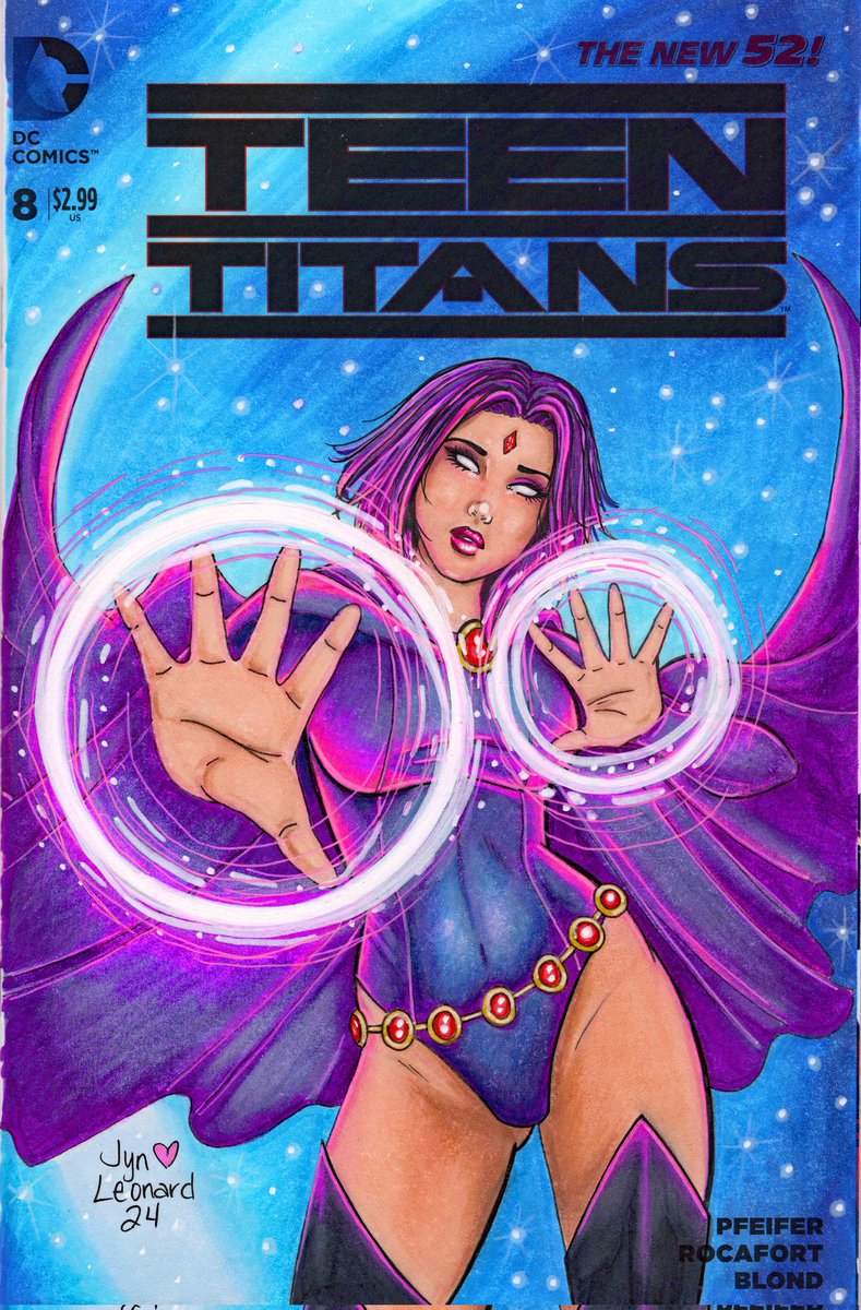 Completed commission. 
I'm definitely NOT a colorist, but did try to have a little fun with this piece.  #raven #teentitans #raventeentitans #dccomics #commission #SketchCover #sketch #pinup #sexy #comicbookcover #comicbook #comic #comicbookartwork #comicbookartist #comicbookart