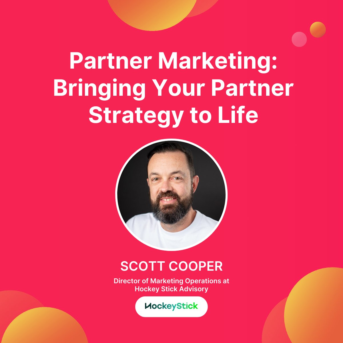 Unlock success with a robust #PartnerMarketing strategy! 🚀 Hockey Stick's Scott Cooper shares crucial elements for:

🤝 Goal alignment 
🎨 Consistent branding 
🎯 Targeted engagement

Don't miss out on growth opportunities! The details: bit.ly/3I8GD3u <a href="/BryanWi11iams/">Bryan Williams</a>