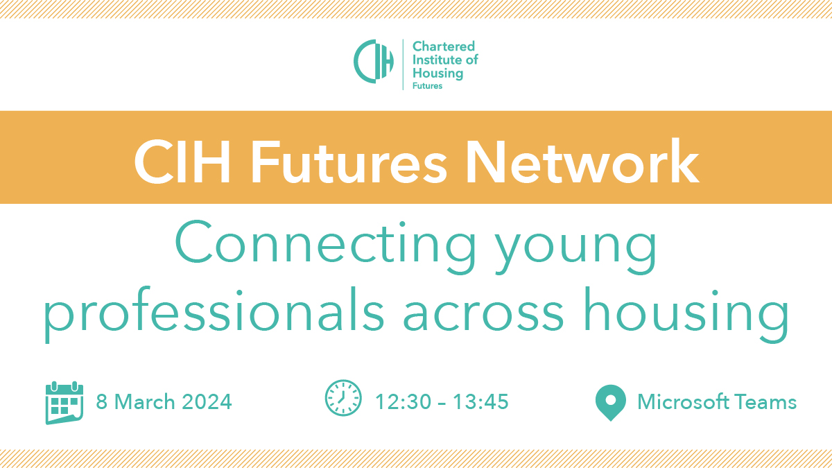 CIHFutures's tweet photo. 🚨 UPCOMING NETWORKING EVENT 🚨

This #internationalwomensday we are hosting our first networking event (open to CIH members and non-members), featuring a fantastic panel of speakers from across the housing sector.

Register here: https://t.co/rlBIP2ffJV https://t.co/8Hc4S7n8FZ