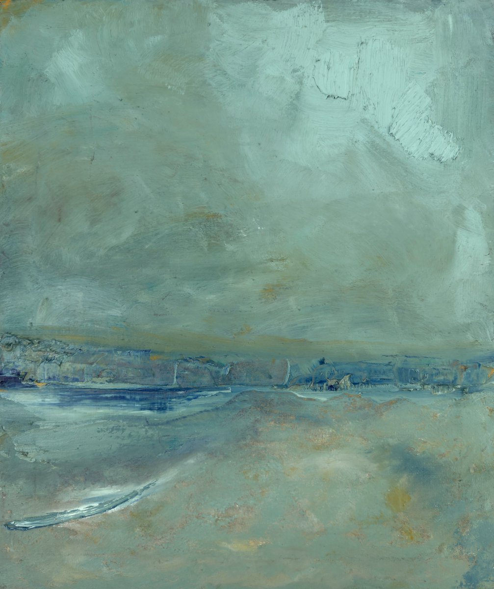 Becca3Artach's tweet photo. Ebb-Tide: oil on linen, 50 x 70cm, added to my website https://t.co/Gli1hXDVPd Much better image with my son's phone! #oilpainting #abstractart #seascape #ebbtide #artforsale #artistontwitter https://t.co/Vai8bq8Y96