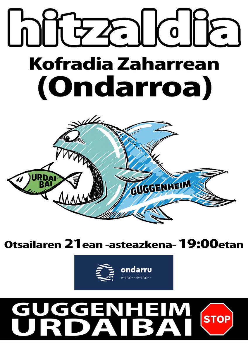 Lea Artibai, arratsalderako prest? Gu motxila bete informazio, eta oraintxe ahotsa berotzen.
Gero arte! 🌊🌊