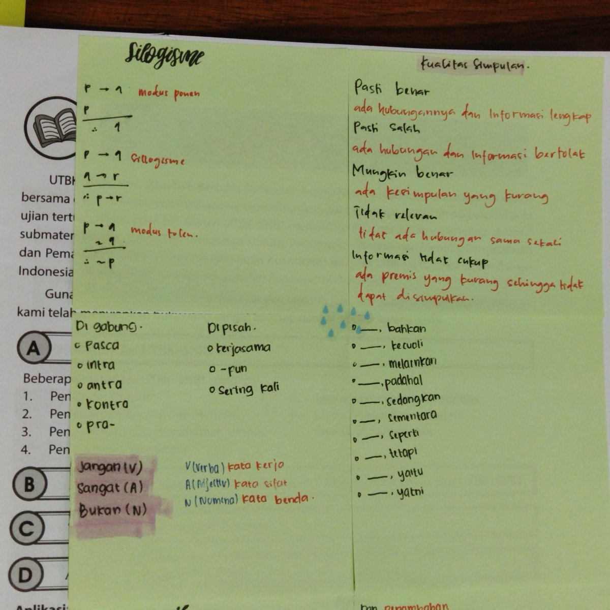 ny4jou's tweet image. catatan kecil yang aku dapat dari studytweet, beneran ngebantu banget