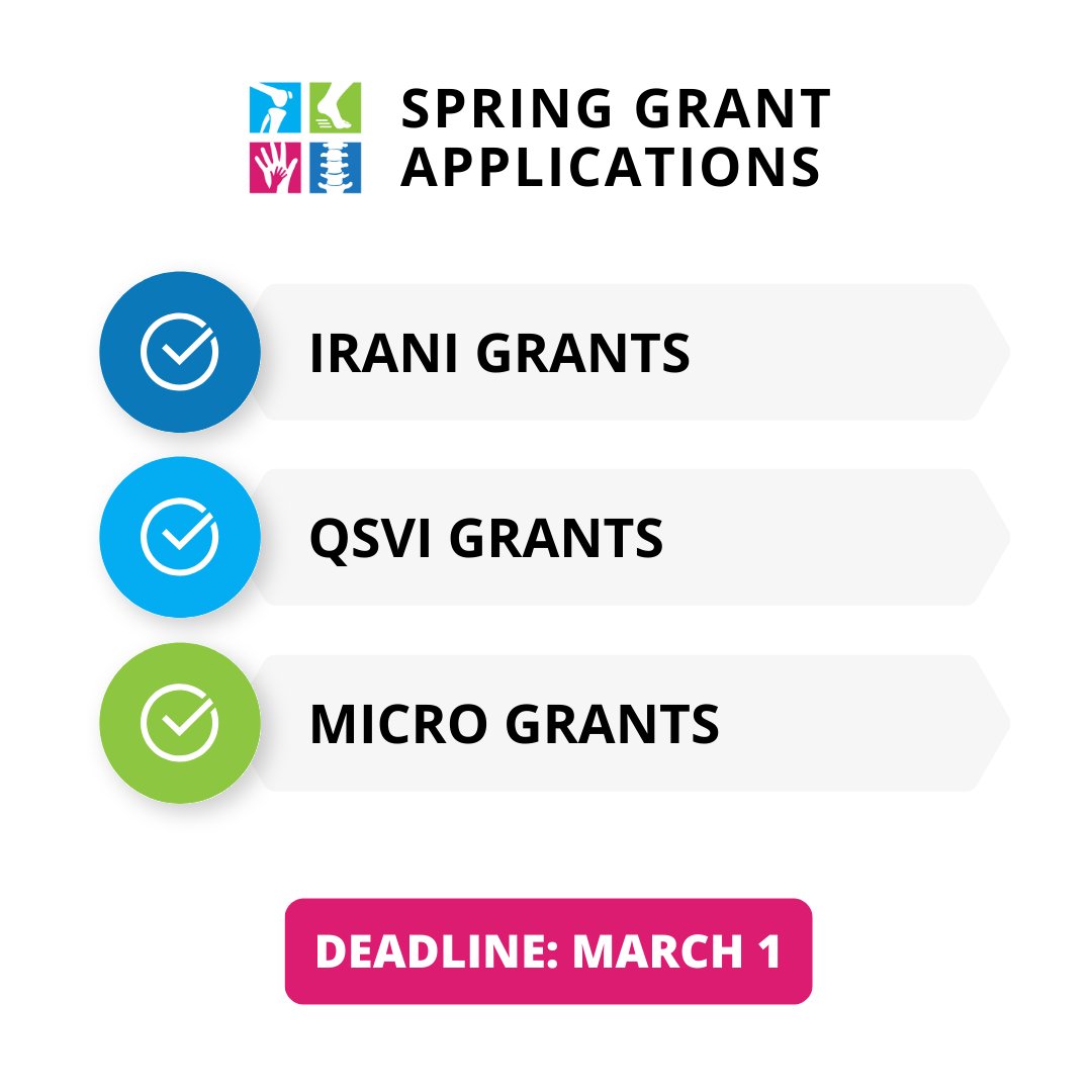 POSNA_org's tweet image. Deadline approaching for 2024 Spring Grants! Learn More &amp;amp; Apply: bit.ly/3SYf1E5

#grantapplication #posna #pediatricorthopaedics #springgrants