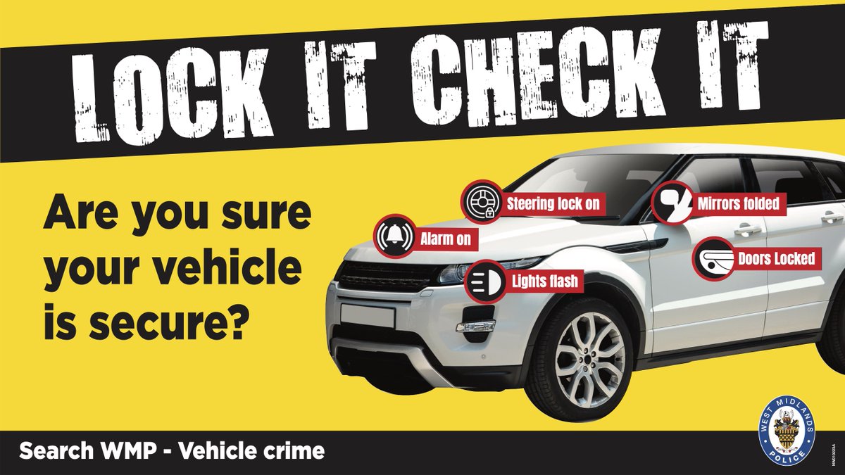 DarlastonWMP's tweet image. Do you know we have a YouTube playlist showing you how to prevent vehicle theft?

Why not have a watch on your coffee break 🤳☕️bit.ly/3KDui9O

#carcrime #lockup