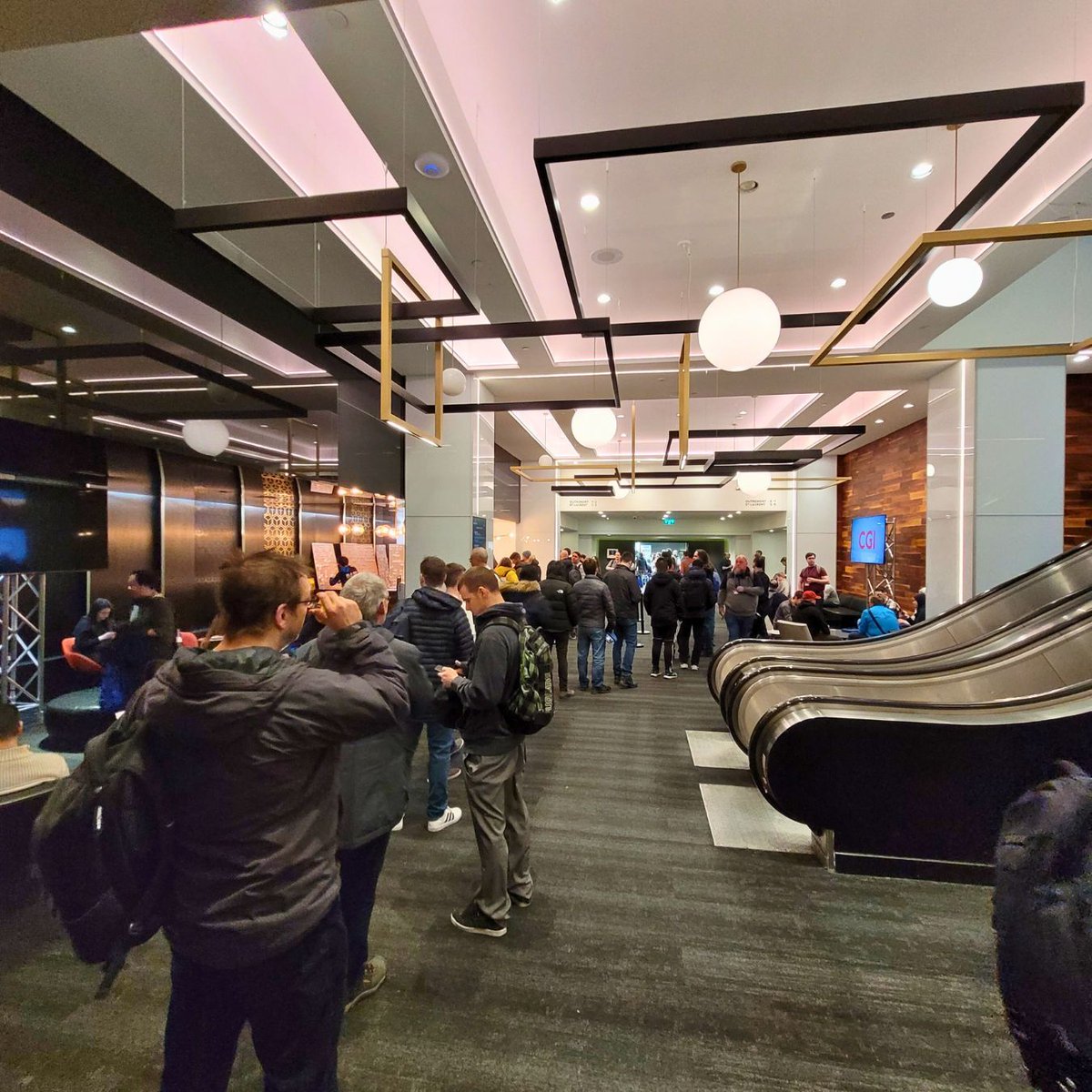 confooca's tweet photo. Excitement fills the air as a crowd gathers for our opening day! It's heartwarming to witness such a turnout this year. π
#FirstDayJoy #CommunityGathering #ConFoo #TechEvent #WebDev #coding #cybersecurity #innovation #ai #artificialintelligence #technology https://t.co/b7ZLcofLzM