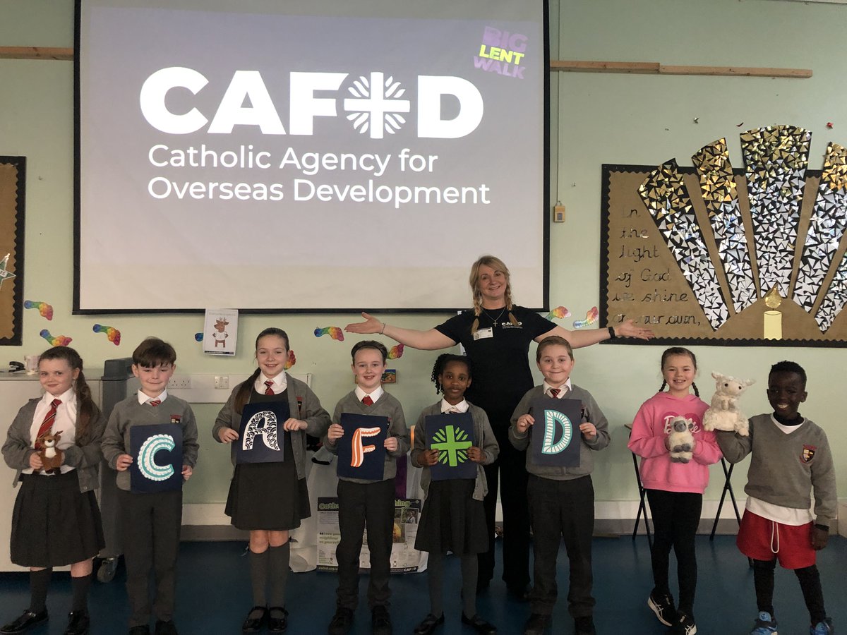 Yesterday we launched our Big Lent Walk through an assembly from Angela at CAFOD! We are so excited to get the miles in and help those in need around the world. Thank you, Angela!  @CAFODSchools  @CAFODLiverpool
