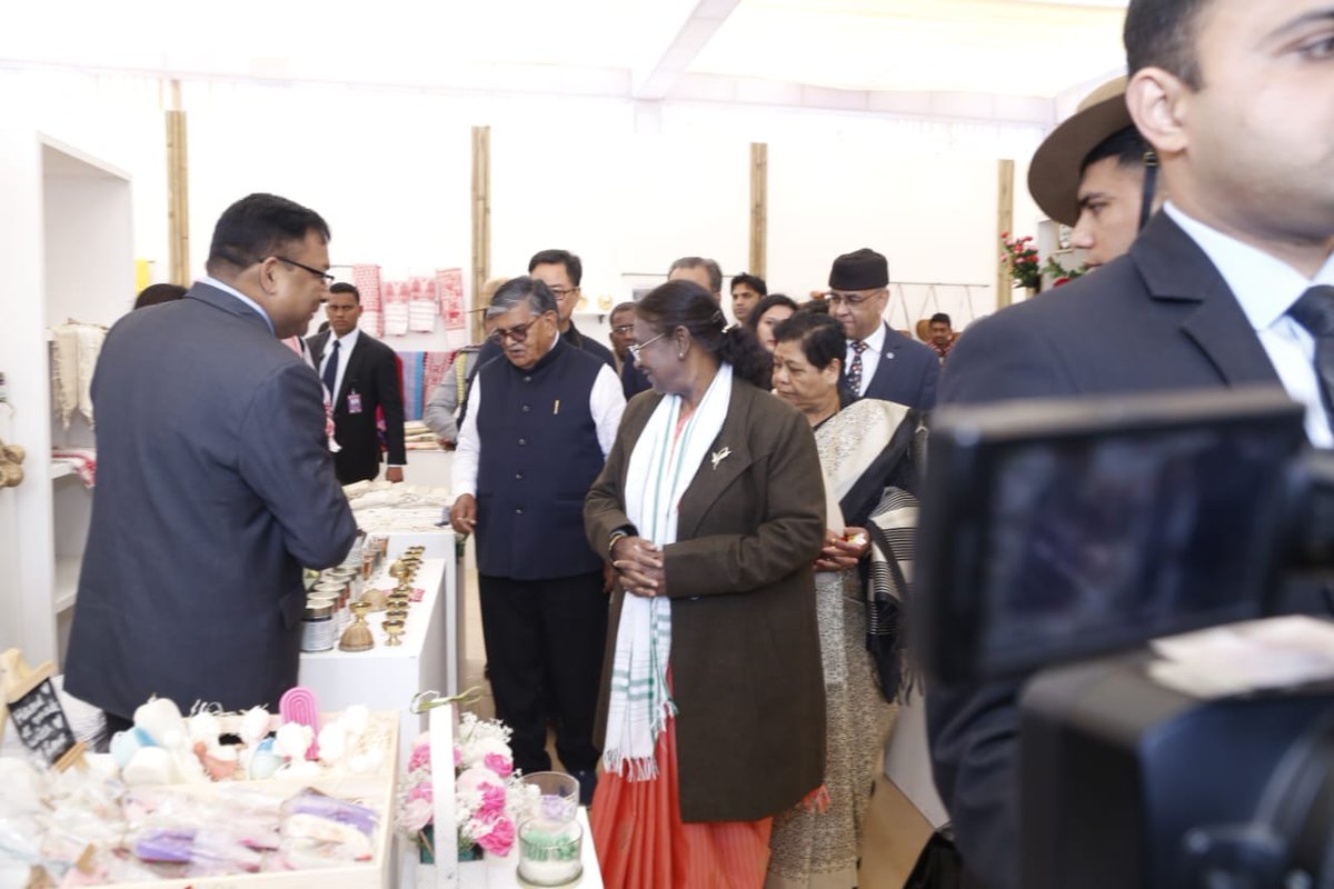 needpnec's tweet photo. Four NEEDP-incubated startups from Northeast India - Aromica Tea, H.I Store, @NaagiNaayeen &amp; House of Macnok - exhibit at the Rashtrapati Bhawan.

@rashtrapatibhvn @KirenRijiju @MDoNER_India @NEC_GoI @startupindia @IIMCIP https://t.co/GWlGGWwrJE