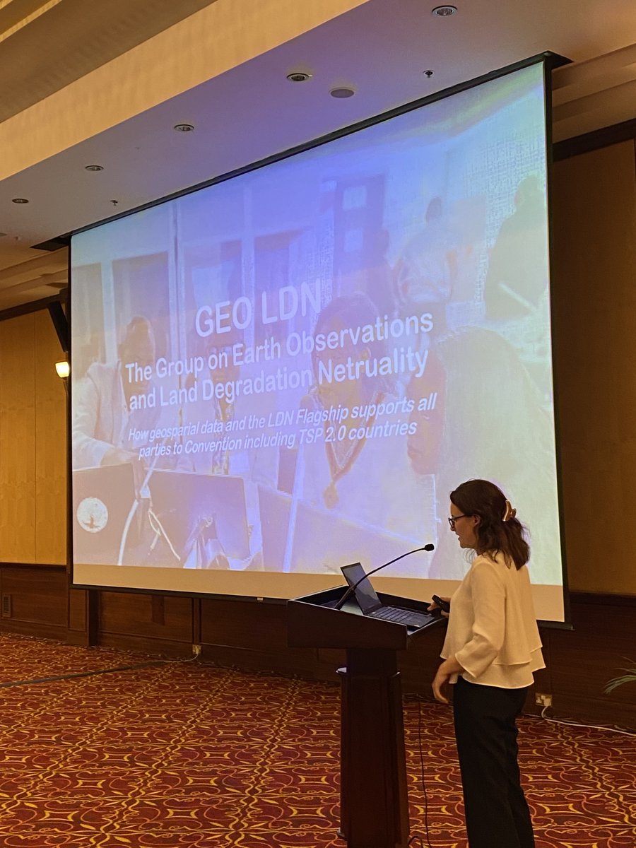 geoldn_org's tweet photo. 🛰 GEO LDN 🌲 is presenting at the 2nd phase of the Targetting Setting Program Workshop in #doha by the UN Convention to Combat Desertification

We are sharing 🔊 the work we have donehow we will support countries to achieve LDN targets through #geospatialdata Check the thread 👇 https://t.co/e5edAxCv7R