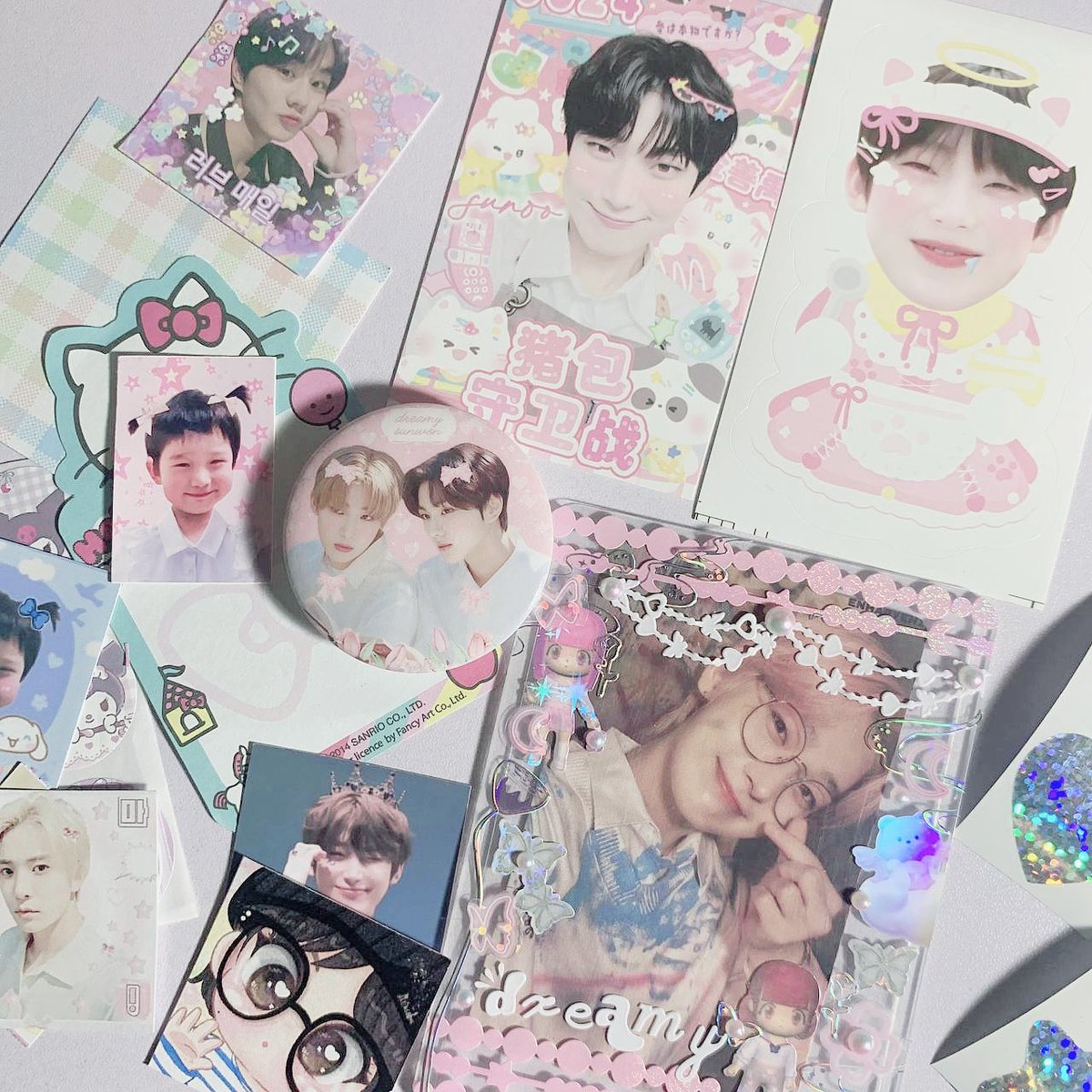 sunoofinds's tweet photo. ‧ ִ ۫✭ #mail4cee !

𓇼   hi, baby ko drine @pocketzfiles 🥰 thank Ü so much for the cute birthday gift and for the sunwon button pin ㅠㅠ HUHU ang ganda pls sobrang dami acckk ! Love uuu always 😘💘💘💘 https://t.co/e2iWFkvw2b