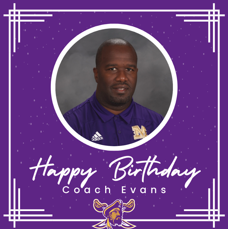 Happy birthday to the Captain of the Buc ship!  Enjoy your birthday, Coach Evans!