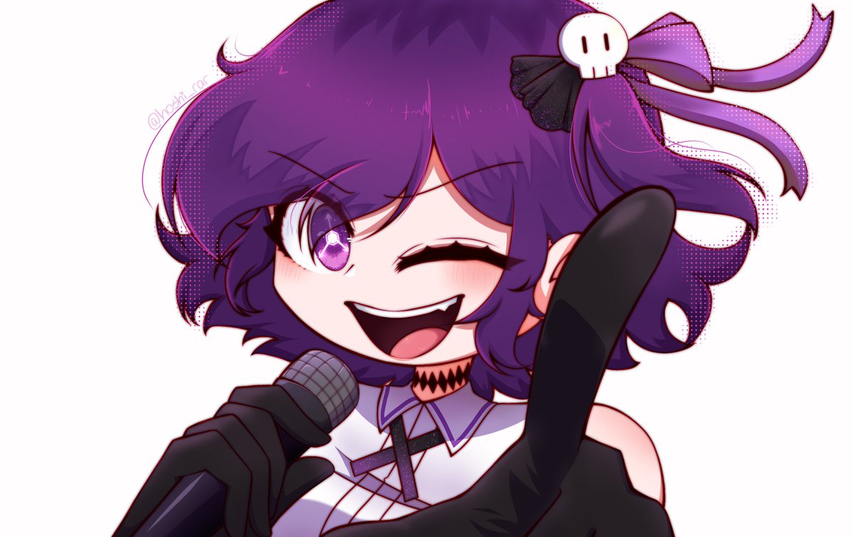 hoshi_rar's tweet photo. Uzi idol💜✨
#MurderDrones #MurderDronesFanArt #UziDoorman #OshiNoKo https://t.co/QywKqGxa04