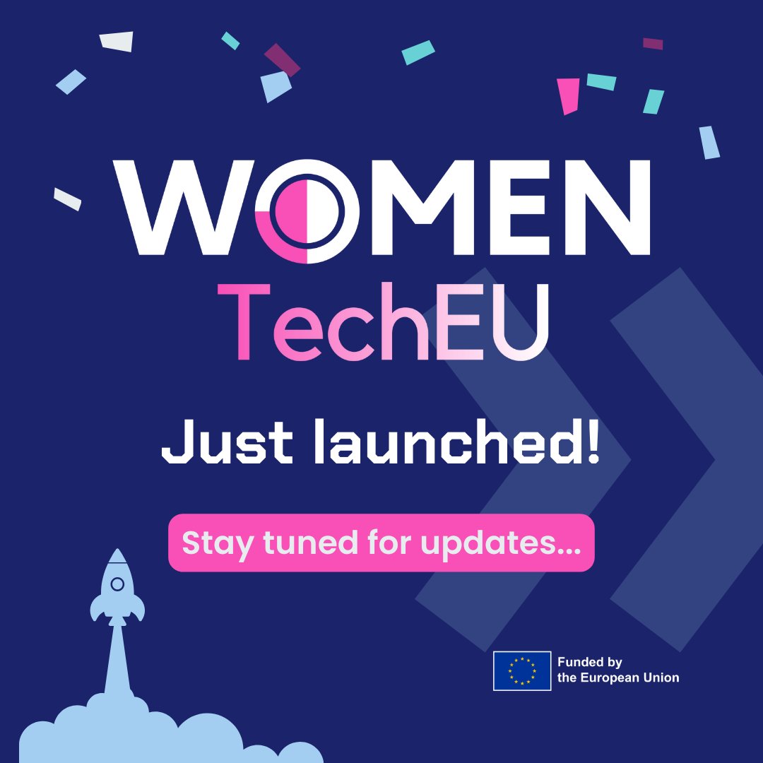We're thrilled to announce the official launch of the WomenTechEU project, a momentous step towards greater gender diversity and empowerment in the deep tech world 💫 Sign up for more on our website womentecheurope.eu #WomenTechEU #WomenInTech #deeptech #womenentrepreneurs