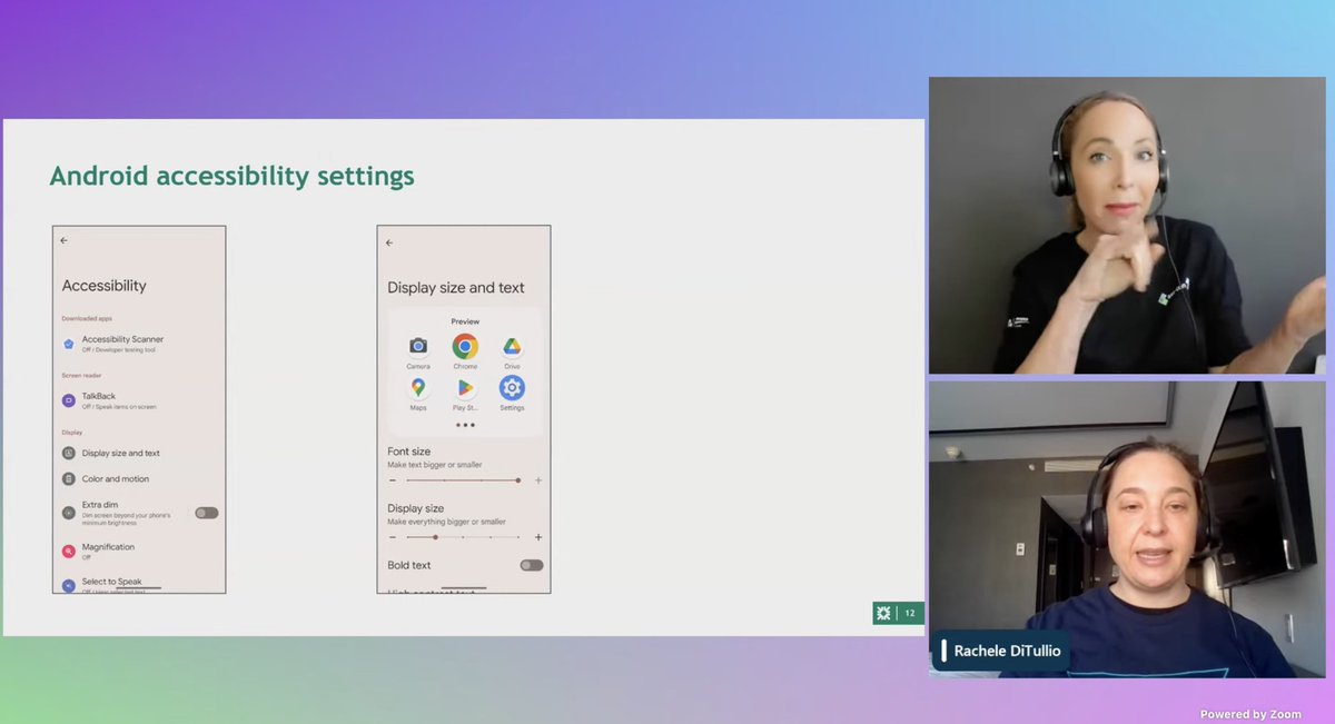 alenanik11's tweet image. Screen readers on mobile devices reads the content of the page aloud in synthesised voice, but it&apos;s important to know that not all screen reader users are blind. 

Thank you @RacheleDiTullio 🙏 for this reminder.
#axecon