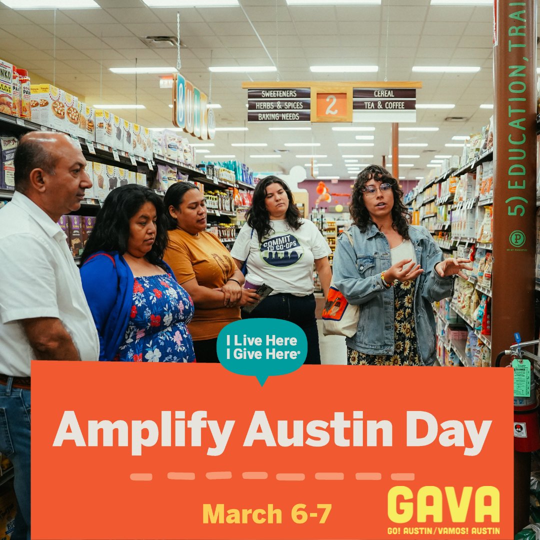 #AmplifyATX starts March 6th at 6pm, but we can #AmplifyGAVA now! Join us in raising $5k to build #CommunityPower for #HealthEquity! Will you help us reach our goal? amplifyatx.org/organizations/… (c) 2023 Arazelly Alcazar. Photo courtesy of the Robert Wood Johnson Foundation