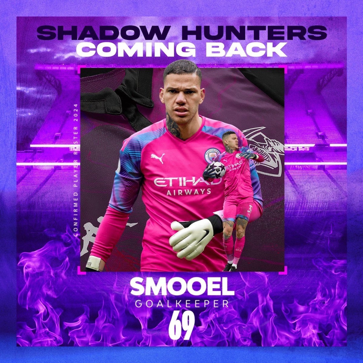 Sotto con un’altra stagione con gli @EvSwH 💜🖤