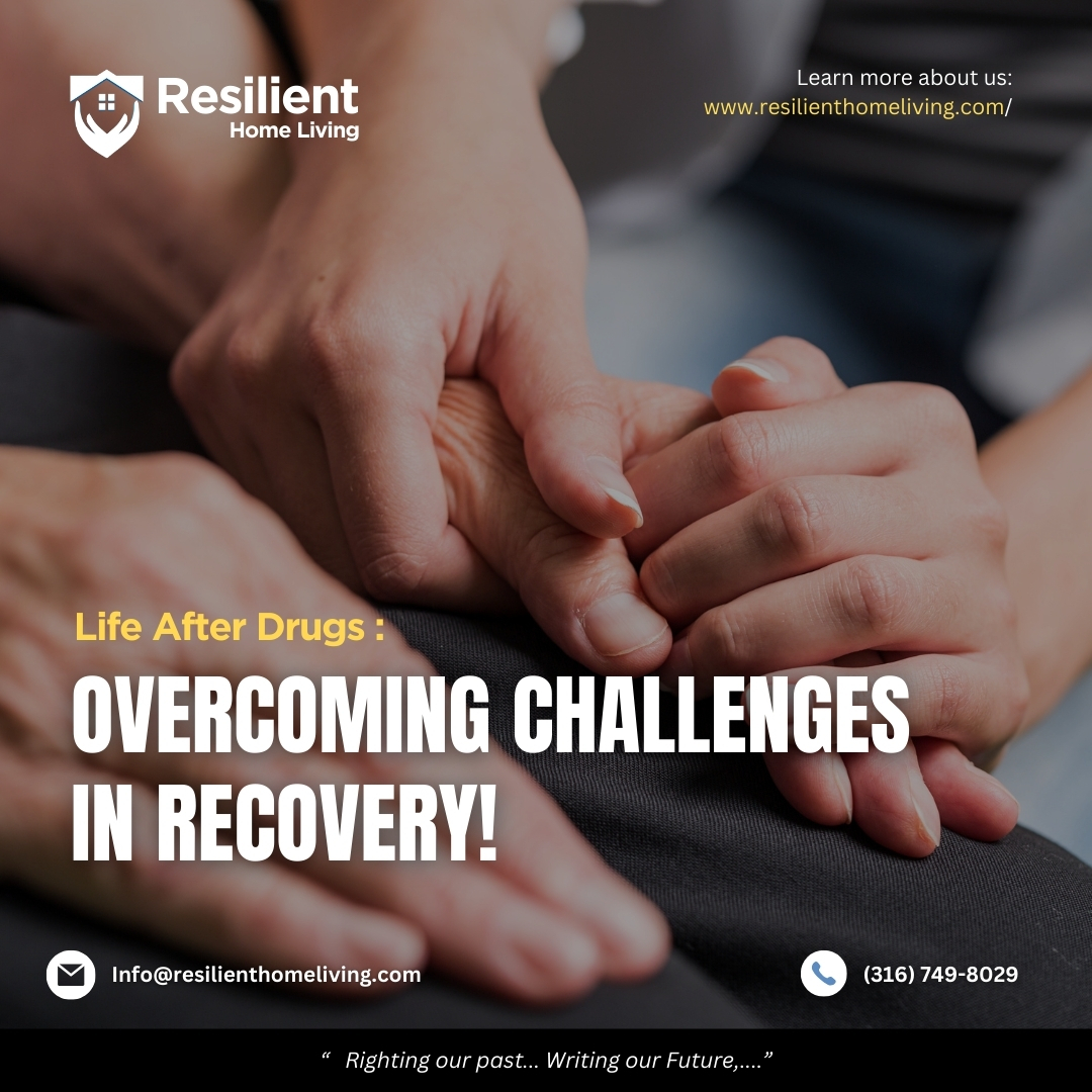 𝗥𝗲𝗮𝗱 𝗺𝗼𝗿𝗲: resilienthomeliving.com/life-after-dru… 

#LifeAfterDrugs #RecoveryJourney #OvercomingAddiction #DrugFreeLiving  #RecoveryResources #ResilientLiving  #DrugRecoveryTips #AddictionSupport #SoberLiving #AddictionFree #HealthyRecovery #RecoverySupport