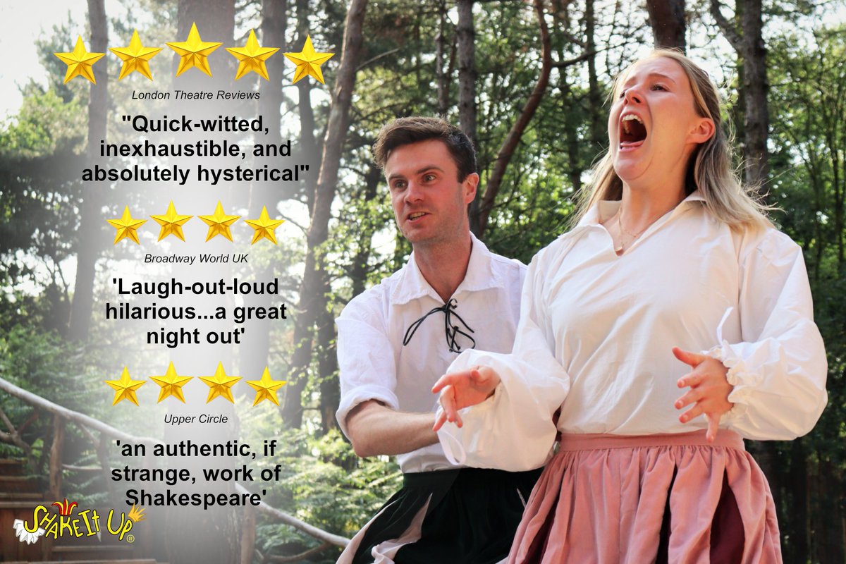 Don't miss the truly unique and 'laugh-out-loud hilarious' Improvised Shakespeare Show from @ShakeItUpImprov coming to Corsham this Saturday at 7.30pm. poundarts.org.uk/whats-on/the-i…