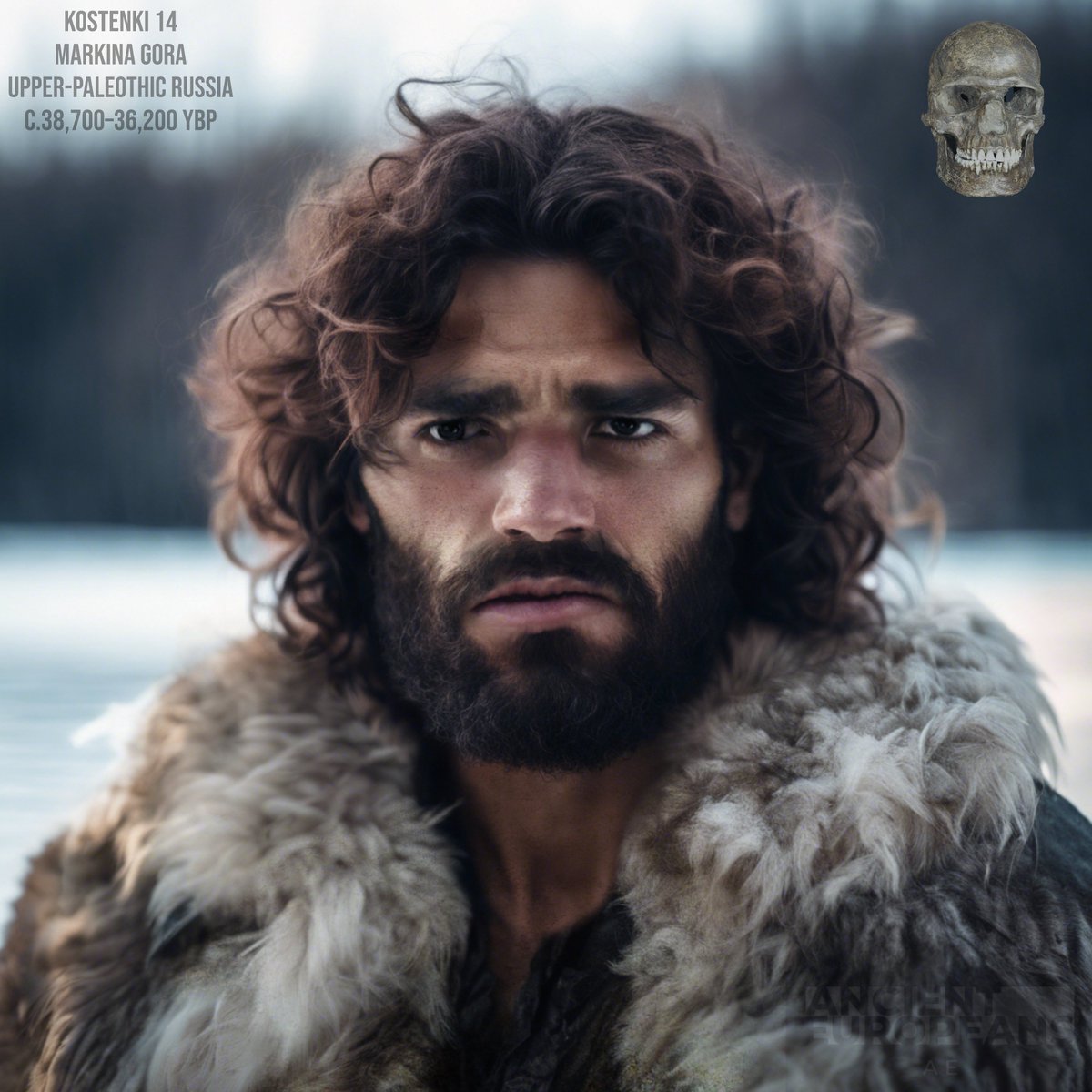 AncientEuropea1's tweet photo. Kostenki 14 Markina Gora Russia dating to 38,700 to 36,200 years ago. K14 carries more Neanderthal DNA than current Europeans. Suffered from possible brain damage. Reduced cranial capacity. Buried with his thumb in his mouth.
#upperpaleolithic #konstenki https://t.co/vfxCHGUiVb
