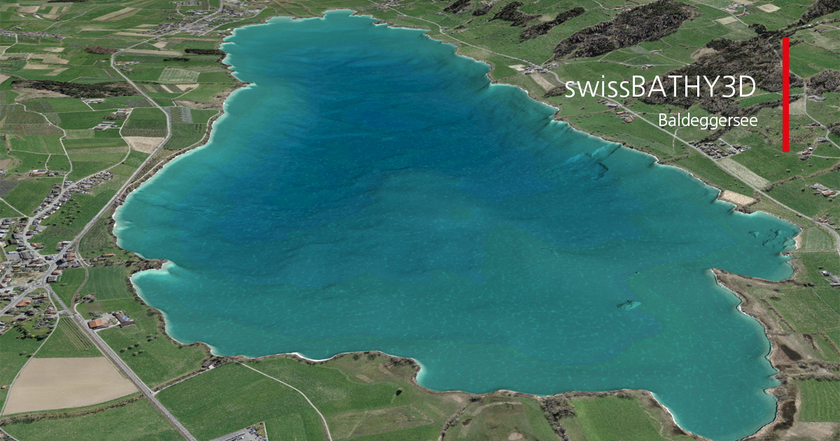 🆕Die bathymetrischen Daten des Baldegger- und Sempachersees sind verfügbar. Entdecken Sie dank dem Höhenmodell swissBATHY3D die Topographie des Schweizer Seebodens 👉 ow.ly/mEXg50QG6Jz