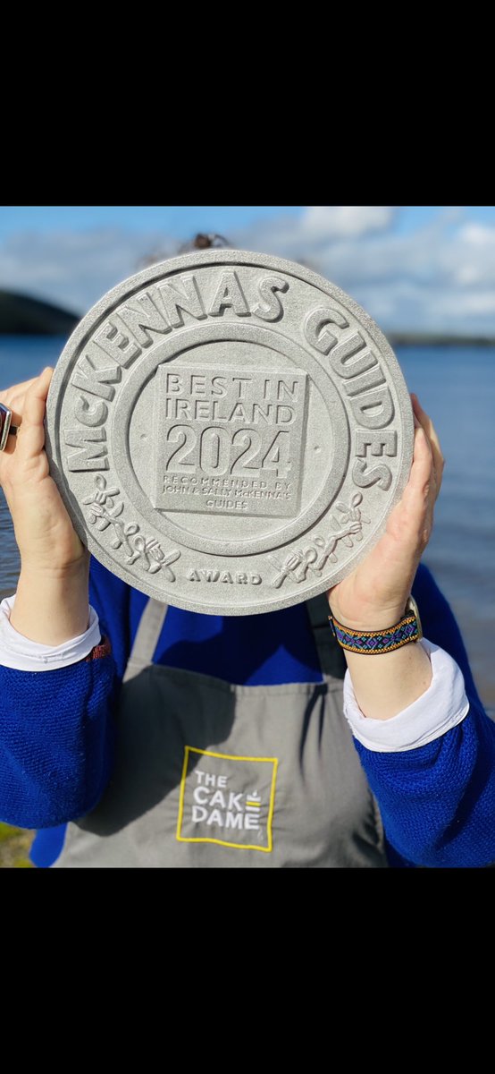 What an honour to receive the McKennas Guide ‘ Best In Ireland plaque 2024 ‘ in the post today. It means so much to my micro business and as a one woman show I am truly grateful to be included again this year. Thank you to @McKennasGuides and to all my wonderful customers.