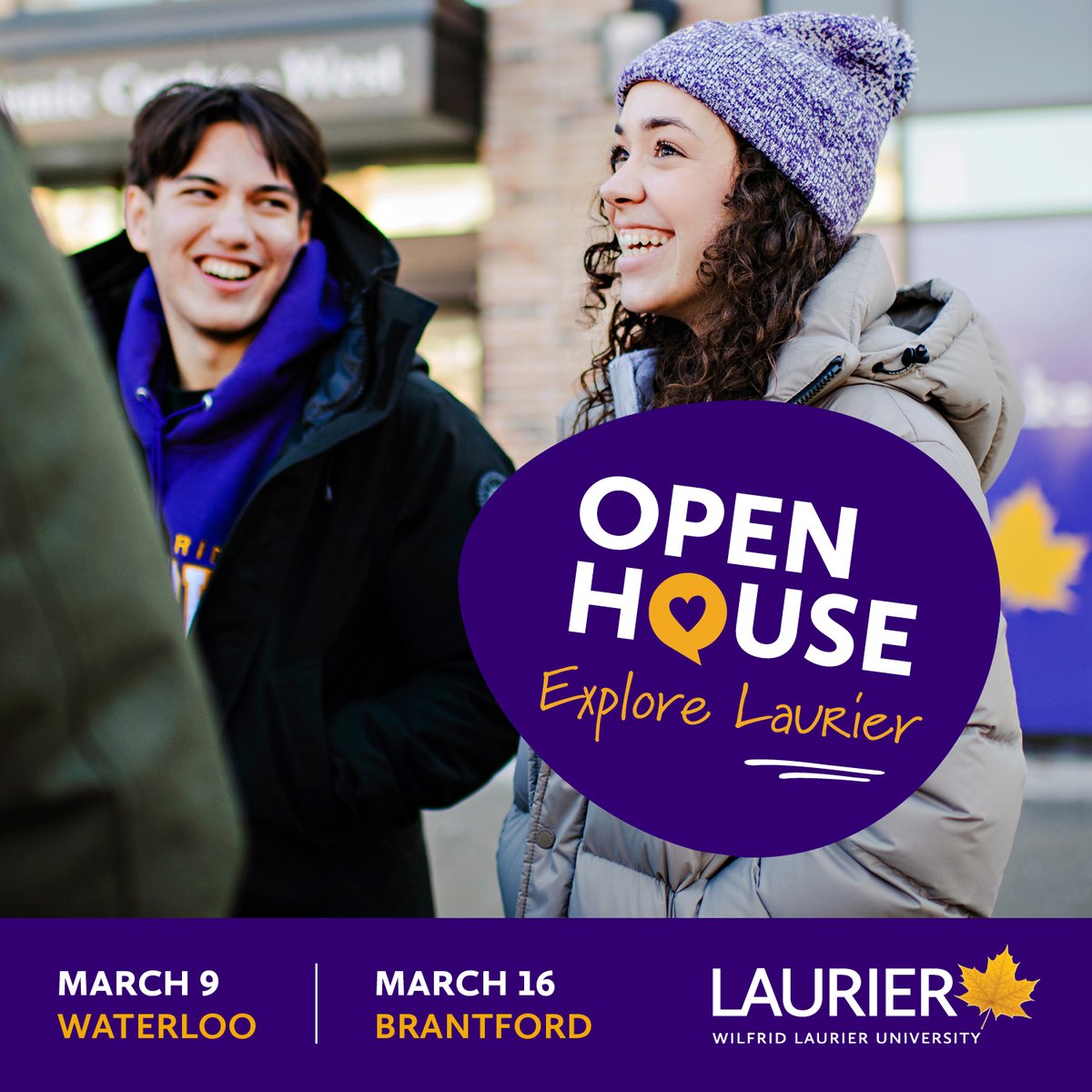 Whether this will be your first trip to campus, or you already know your way around, our March Break Open House will give you a brand-new opportunity to experience what it FEELS like to be a Golden Hawk.

Register for one or both of our Open House events: ow.ly/rq7A50QAHQi