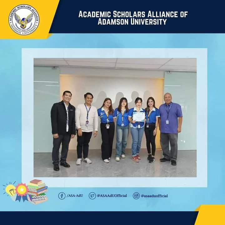 ASAAdUOfficial's tweet photo. Proudly, we announce that ASA-AdU has been named as one of the Top 10 Performing Recognized Student Organizations during the RSO Mid-Year Assembly for 1st semester. 🙌

We are truly grateful!

#OneProudScholar 
#MoreThanOneColor 
#ExcellenceinDivergence 
#TriumphOverAdversity https://t.co/V5Azyg6VCA