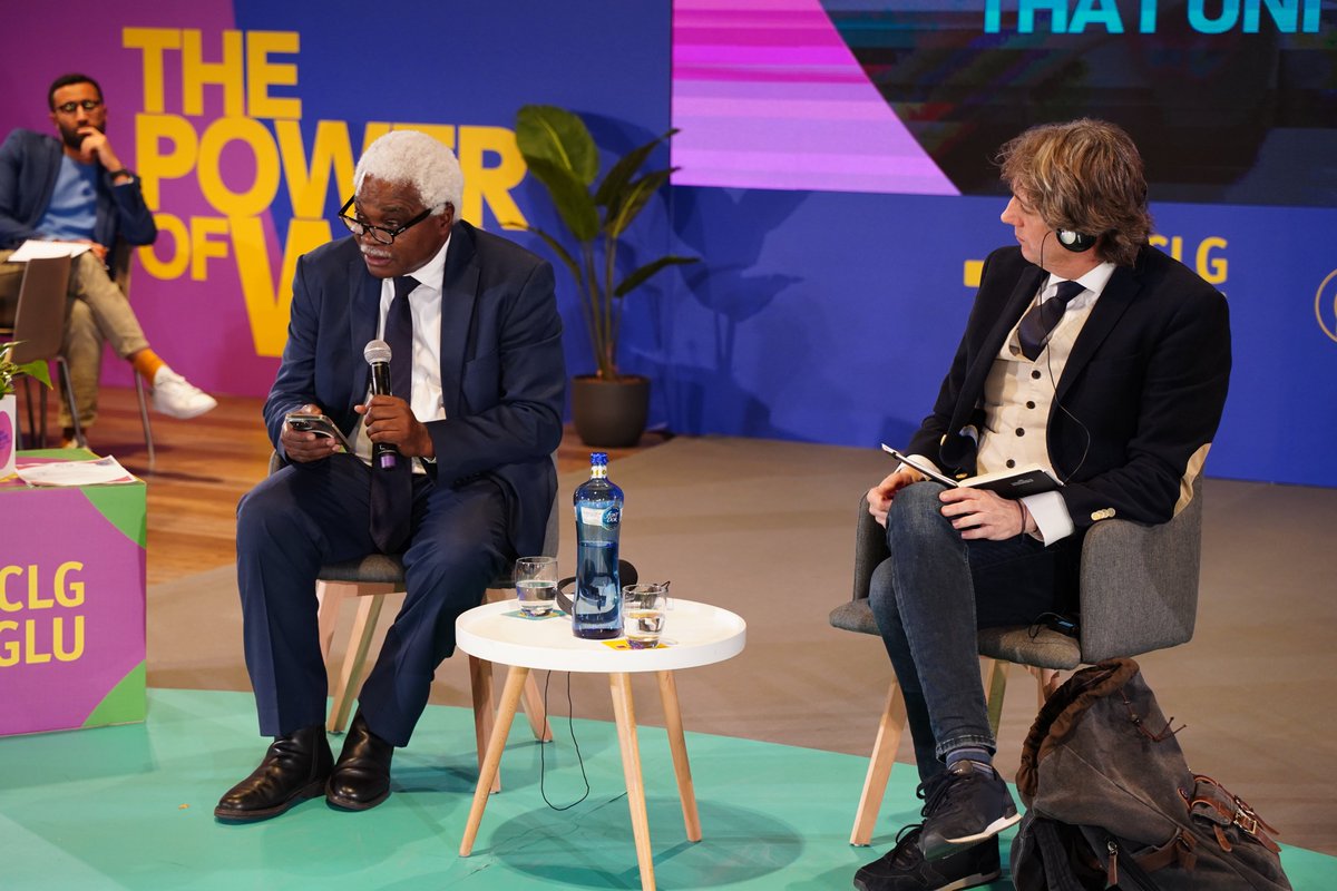 uclg_org's tweet photo. 🟡 #LocalizationTrends

💭Jean Pierre Elong Mbassi, SG @UCLGAfrica concernant les tendances actuelles &amp; la localisation de l'agenda de demain :

"L'Afrique est un continent jeune et face à cette dynamique démographique, nous devons adopter un discours responsable &amp; courageux." https://t.co/j3L45kM1Tl
