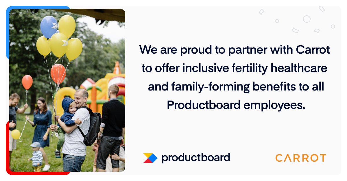 We strive to create exceptional experiences for all Productboarders and stand as an ally in their life journey, so we’re thrilled we’ve partnered with @CarrotFertility! To learn more about our benefits, check out our careers page at bit.ly/42OUPrB. #HealthBenefits #DEI