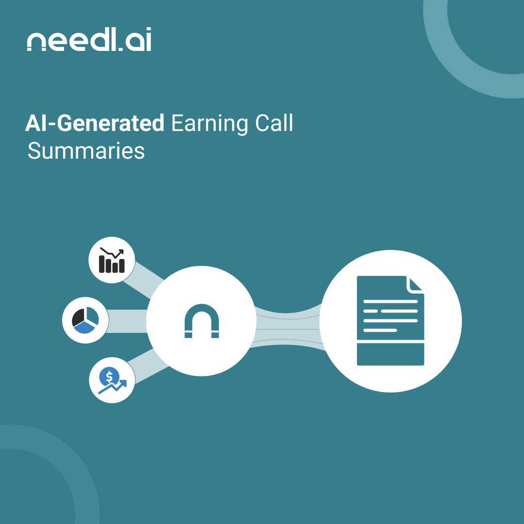 NeedlAi's tweet image. For more such updates please follow us at
@NeedlAi

Learn how to generate AI-assisted Earnings Call Transcript summaries youtube.com/watch?v=WwYgVC…
#earningscall #aisummarization