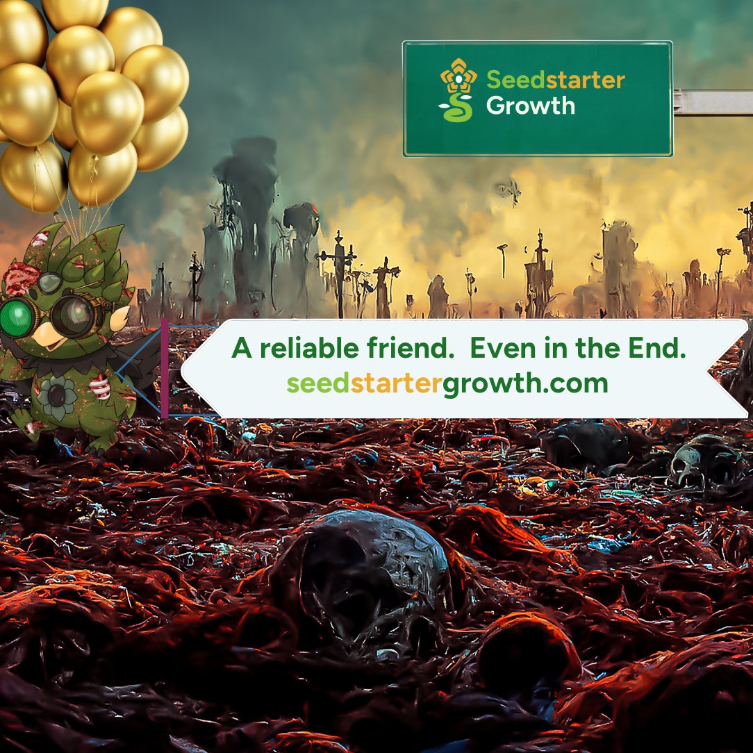 Everyone told us this was too gory.  But we did it anyway.

Growth Avatars will be there alongside you in the apocalypse.  But if you don't have one, well they may come find you 👀.

Free Mint.