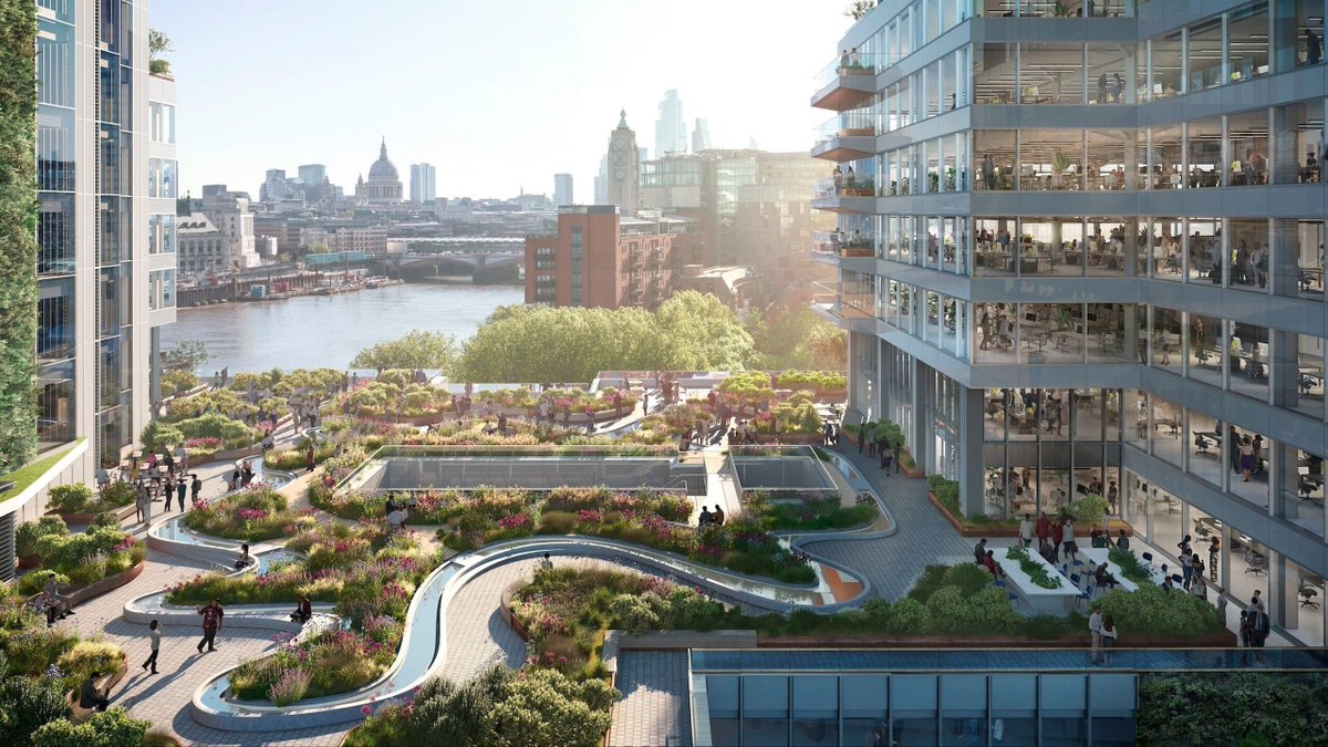 The redevelopment of ITV’s former headquarters on London’s South Bank secures planning permission for ‘major’ green driven transformation 🌳 Plans look to prioritise wellbeing, sustainability and biodiversity. Read more 👉 buff.ly/3I4QC9M