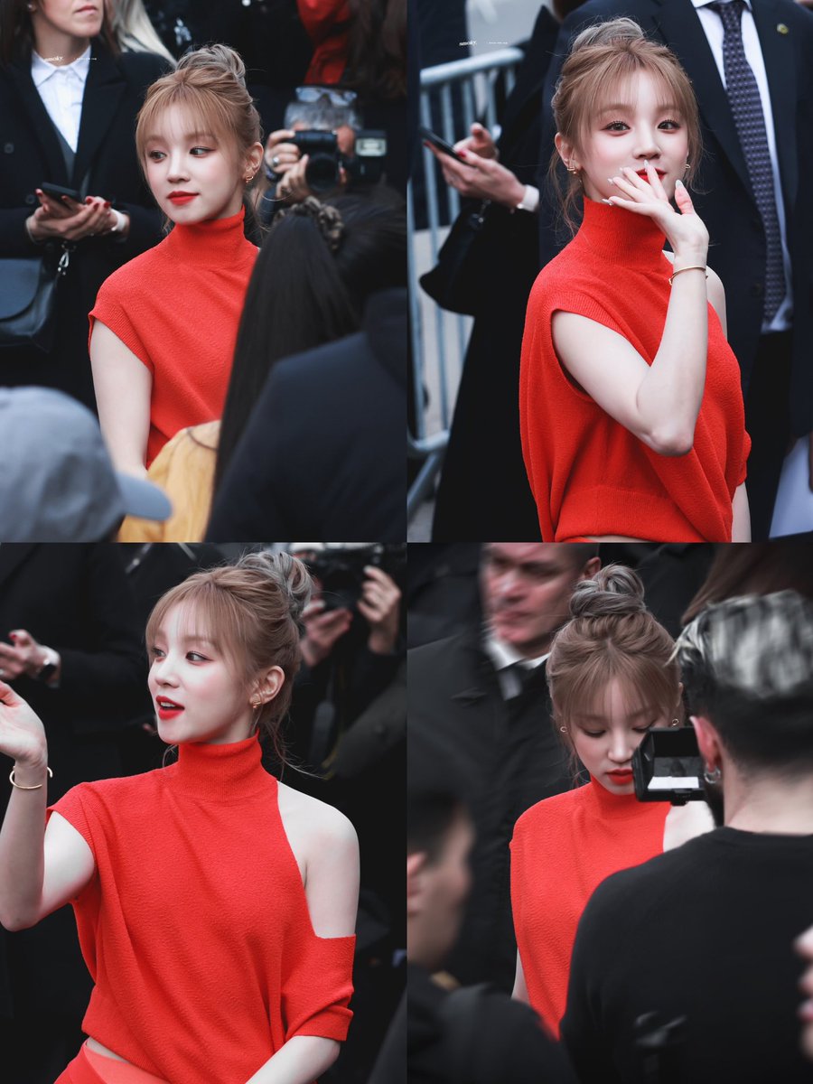 GidleAesthetic's tweet photo. Song Yuqi at Milan Fashion Week ★ https://t.co/rXn0in9aqk