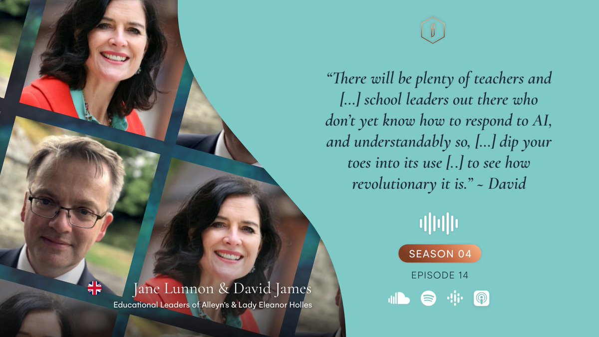 'There will be plenty of teachers and [...] school leaders out there who don't yet know how to respond to AI, and understandably so, [...] dip your toes into its use ' ~ David James @DrDavidAJames, Educational Leader @LEHSchool #InspiringSchoolsPodcast ➡️ schoolbyt.es/3UZhXSH