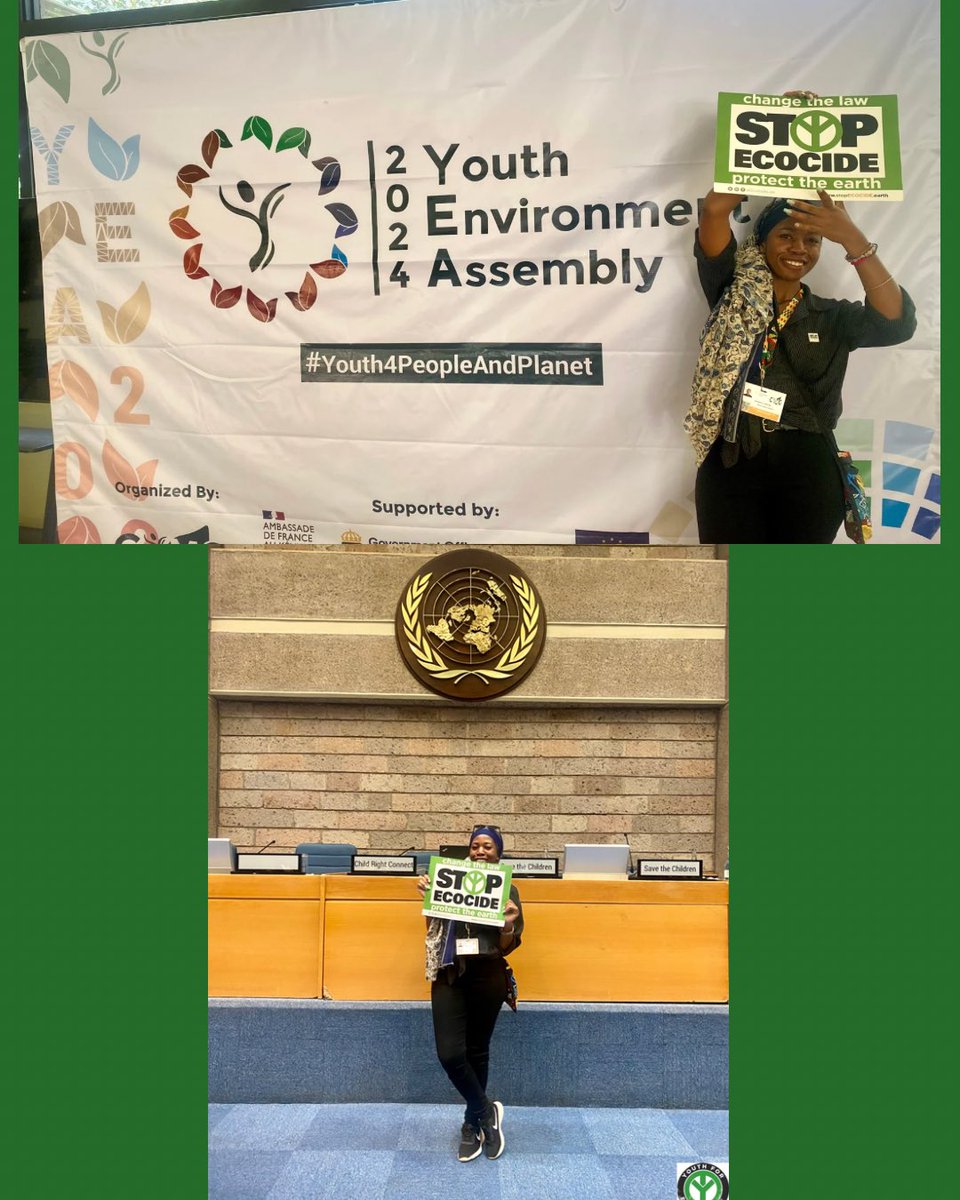 EcocideLawYouth's tweet photo. The Global Youth Environment Assembly 2024 #YEA24, the world’s biggest youth-led planetaryevent, made history as the largest youth gathering inside UNEP campus! And our foothold as Youth For Ecocide Law and the larger Stop Ecocide International was present!
#gyea #UNEA6 #cymg https://t.co/1o2WYQotGR