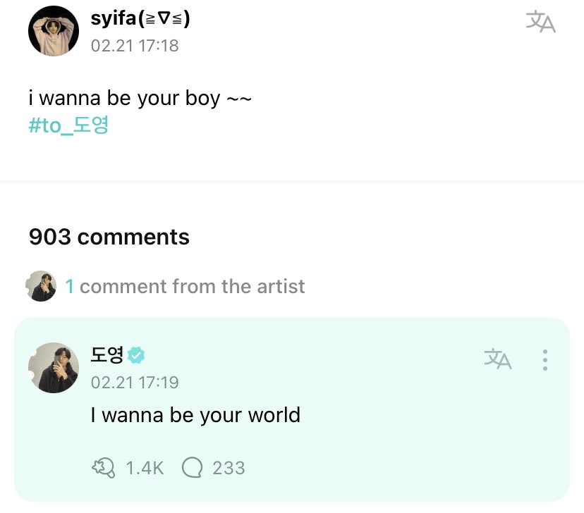 teuverse_id's tweet photo. [TRANS] 🐰
210224

OP : i wanna be your boy~~

🐰 : i wanna be your world

@treasuremembers https://t.co/STpL0Cq9I8