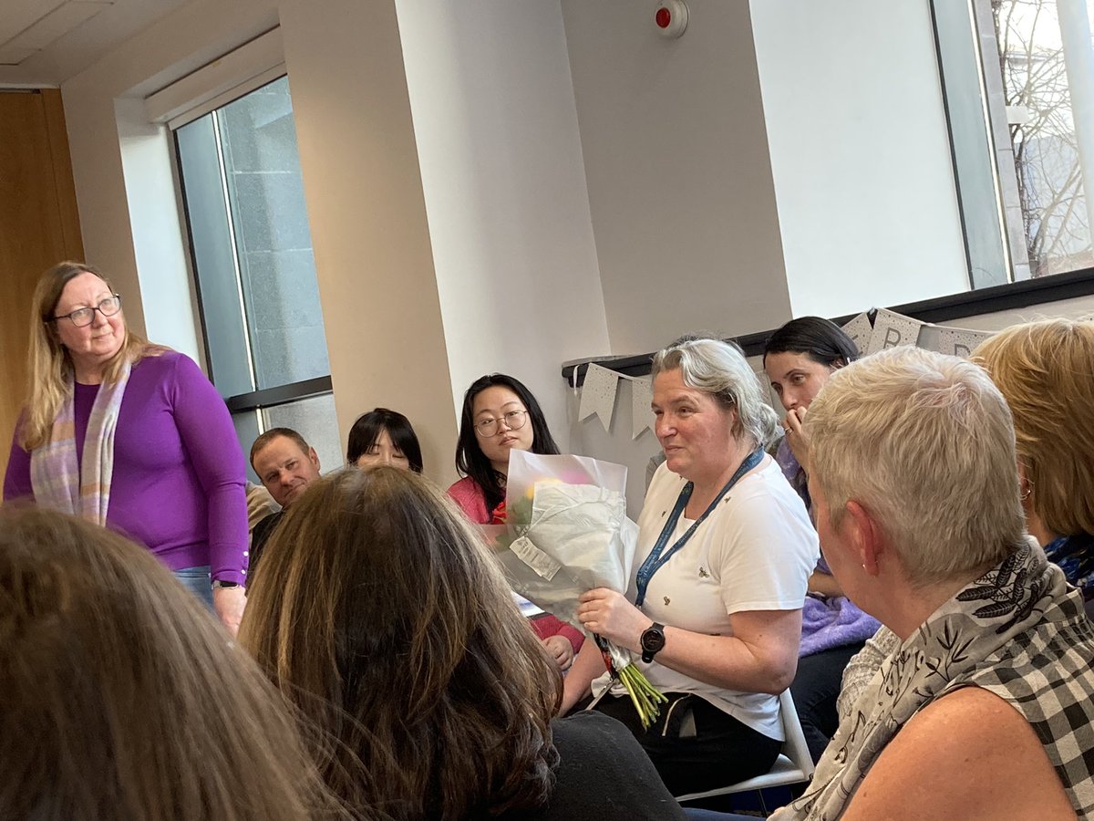 Work Research group (@teamworkstroke) on Twitter photo It’s a day of lasts here today 😳 Our <a href="/TheBHF/">British Heart Foundation</a> funded #PhD student <a href="/LaraAnneSci/">Lara Birch</a> gave her final AiR presentation of her PhD (which was excellent). Well done Lara 💪🧠🧬
And <a href="/UofGSCMH/">UofG SCMH</a> lab aide, Linda’s last day as she retires. Have lots of fun, we’re going to miss you! It’s a day of lasts here today 😳 Our <a href="/TheBHF/">British Heart Foundation</a> funded #PhD student <a href="/LaraAnneSci/">Lara Birch</a> gave her final AiR presentation of her PhD (which was excellent). Well done Lara 💪🧠🧬
And <a href="/UofGSCMH/">UofG SCMH</a> lab aide, Linda’s last day as she retires. Have lots of fun, we’re going to miss you!