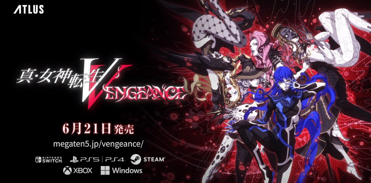 ScrambledFaz's tweet photo. Shin Megami Tensei V: Vengeance is coming to Nintendo Switch, PS4/PS5, Steam, and Xbox https://t.co/lXaLSGzdto