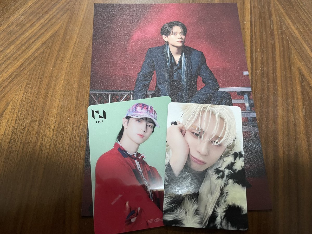 nyan___006's tweet photo. INI アルバム MATCH UP トレカ レタカ　交換

【譲】画像参照
　　佐野 藤牧 西

【求】許

🌱郵送希望📮
🌱まとめての方、条件いい方優先

 #INI #INI交換 https://t.co/WU4CttV2li
