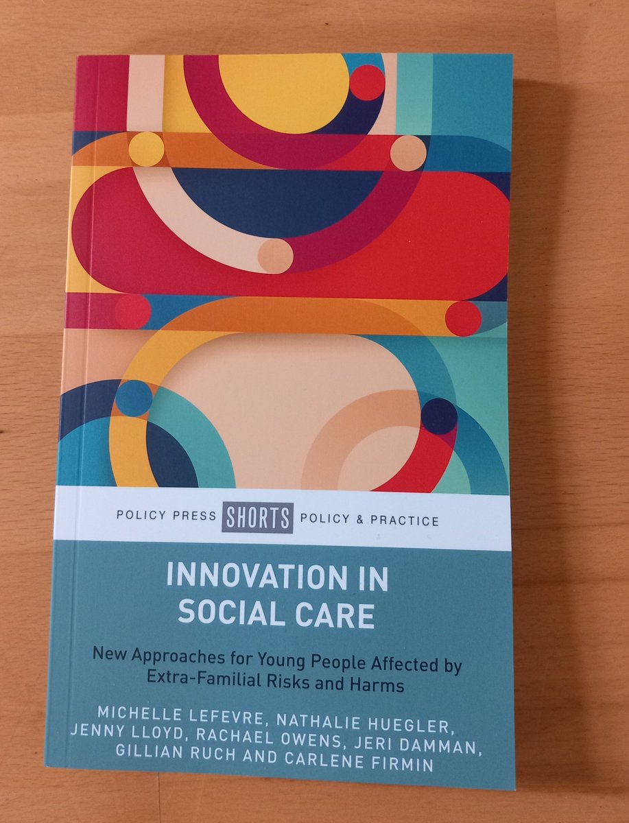 Nice to see it in print! Join @MichelleLefevr1 @jennyalloyd Rachael Owens @DammanJeri @GillianRuch4 @carlenefirmin and me on 1st May at 4pm for our book launch @InnovateProj theinnovateproject.co.uk/events/ & access the book for free here bristoluniversitypress.co.uk/innovation-in-…