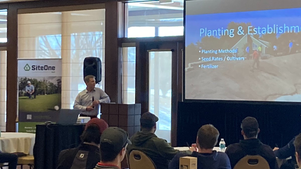 A huge THANK YOU to all of our guests, sponsors, and speakers at our SiteOne Golf Seminar yesterday.  A wide variety of topics covered making for a great day of learning and networking.  Also a big thank you to our hosts at Oak Ridge CC for their great venue and terrific lunch.