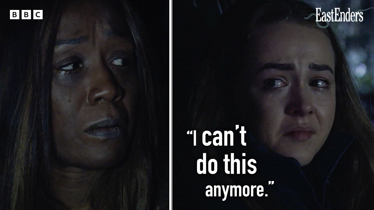 bbceastenders's tweet photo. Amy is scared and needs to get out of this situation ASAP. #EatEnders https://t.co/hn5bXRSHiV